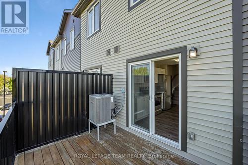 D - 435 Eldorado Private, Ottawa, ON - Outdoor With Deck Patio Veranda With Exterior