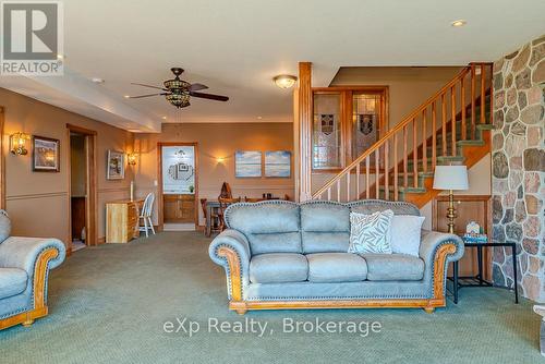 Lower Level - 502411 Grey Road 1 Road, Georgian Bluffs, ON - Indoor Photo Showing Living Room