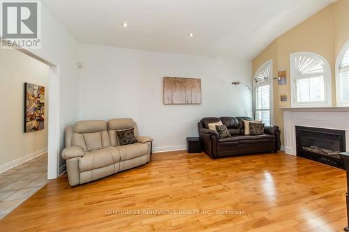 2504 Prestonvale Road, Clarington, ON - Indoor Photo Showing Living Room With Fireplace