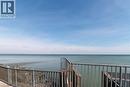 Waterfront property featuring a metal railing system, concrete walkway, and a natural rock shoreline - 500 Green Road Unit# 901, Stoney Creek, ON  - Outdoor With Body Of Water With Balcony 