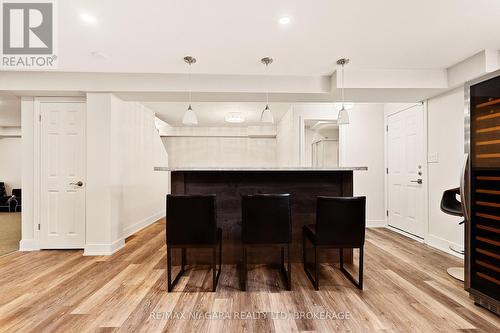 Bar Area with Side Entrance Access - 1448 Four Mile Creek Road, Niagara-On-The-Lake (Virgil), ON - Indoor Photo Showing Dining Room