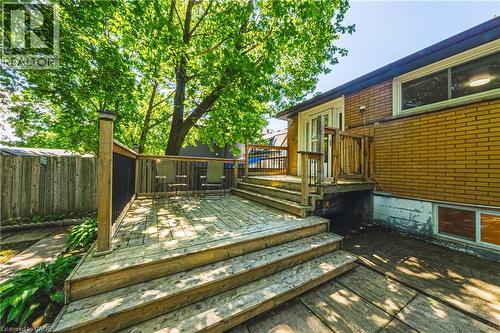 13 East 21St Street, Hamilton, ON - Outdoor With Deck Patio Veranda