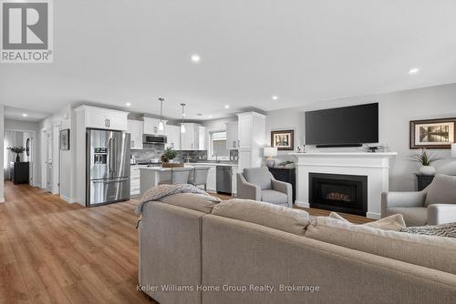 187 Lake Breeze Drive, Ashfield-Colborne-Wawanosh (Colborne), ON - Indoor Photo Showing Living Room With Fireplace