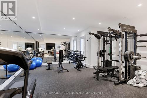 18 Blair Athol Crescent, Toronto, ON - Indoor Photo Showing Gym Room