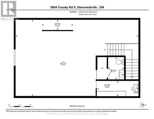Upper Level Layout - ready to be future apartment! - 2654 County Road 5, Prince Edward County (Sophiasburg Ward), ON - Other
