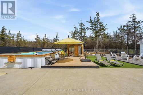 on ground pool with solar heater - 2654 County Road 5, Prince Edward County (Sophiasburg Ward), ON - Outdoor