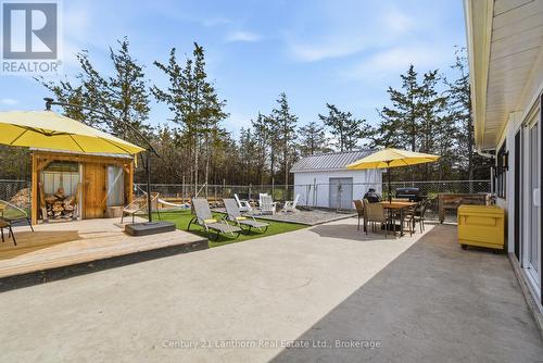 entertaining space huge patio/bbq space - 2654 County Road 5, Prince Edward County (Sophiasburg Ward), ON - Outdoor With Deck Patio Veranda