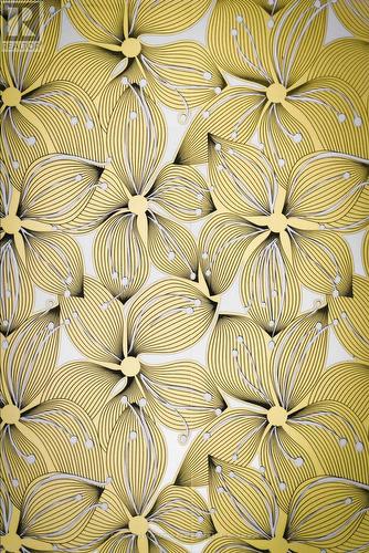 vintage wallpaper in a modern space - 2654 County Road 5, Prince Edward County (Sophiasburg Ward), ON - Indoor Photo Showing Other Room