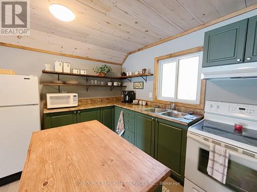 77 Odds Drive, Parry Sound Remote Area, ON - Indoor Photo Showing Kitchen With Double Sink