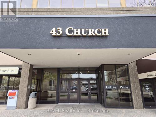 Front entrance to 43 Church - 202 - 43 Church Street, St. Catharines (Downtown), ON 