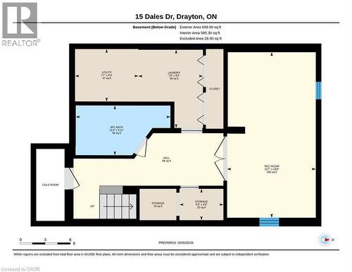 Basement (below grade) - 15 Dales Drive, Drayton, ON - Other