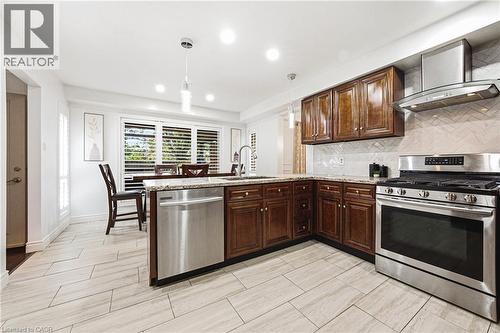 3217 Sovereign Road, Burlington, ON - Indoor Photo Showing Kitchen With Stainless Steel Kitchen