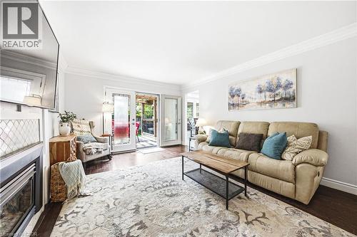 3217 Sovereign Road, Burlington, ON - Indoor Photo Showing Living Room With Fireplace