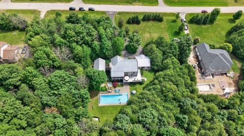 18 Mount Haven Crescent, East Luther Grand Valley, ON - Outdoor With In Ground Pool With View