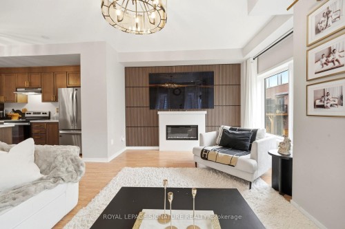12 Heathrow Lane, Caledon, ON - Indoor Photo Showing Living Room With Fireplace