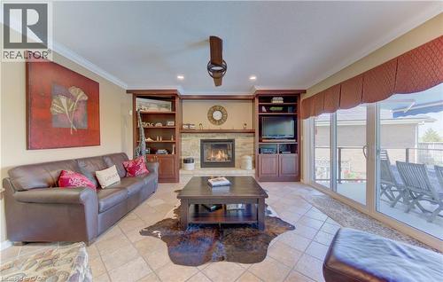 97 Manitoulin Crescent, Kitchener, ON - Indoor Photo Showing Living Room With Fireplace