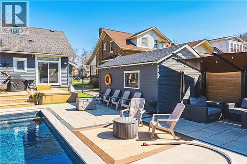 6 Nelles Boulevard, Grimsby, ON - Outdoor With In Ground Pool With Deck Patio Veranda With Exterior