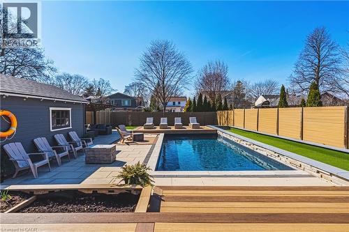 6 Nelles Boulevard, Grimsby, ON - Outdoor With In Ground Pool With Deck Patio Veranda