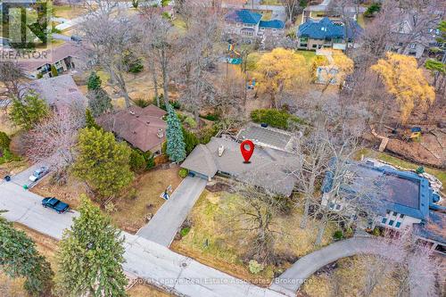 Ariel of house - 1561 Pinetree Crescent, Mississauga, ON 