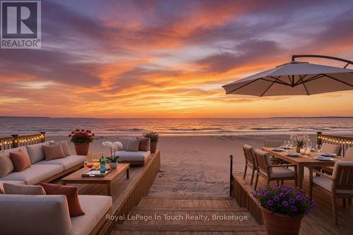 Virtually Staged - 1092 Tiny Beaches Road S, Tiny, ON - Outdoor With Body Of Water With View