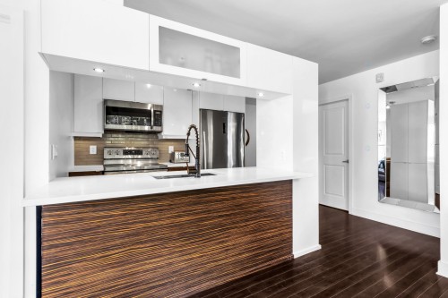 Kitchen - 105-1414 Rue Villeray, Montréal (Villeray/Saint-Michel/Parc-Extension), QC - Indoor Photo Showing Kitchen
