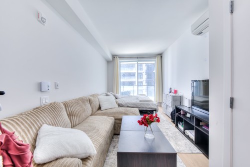 Salon - 413-1485 Rue Des Bassins, Montréal (Le Sud-Ouest), QC - Indoor Photo Showing Living Room