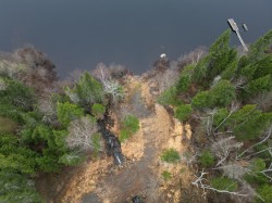 Accès au plan d'eau - 