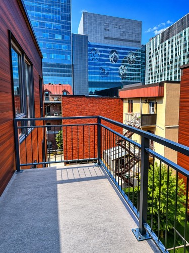 Balcony - 411-440 Rue De La Gauchetière E., Montréal (Ville-Marie), QC - Outdoor With Exterior