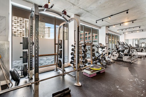 Exercise Room - 1117-190 Rue Murray, Montréal (Le Sud-Ouest), QC - Indoor Photo Showing Gym Room