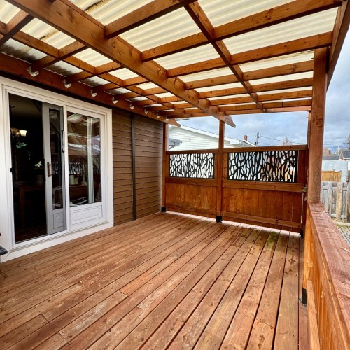 Balcony - 18 Rue Chambers, Sept-Îles, QC - Outdoor With Deck Patio Veranda With Exterior