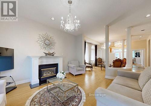 2 Lord Nelson Court, Richmond Hill, ON - Indoor Photo Showing Living Room With Fireplace
