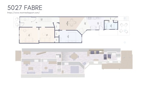 Plan (croquis) - 5027 Rue Fabre, Montréal (Le Plateau-Mont-Royal), QC - Other