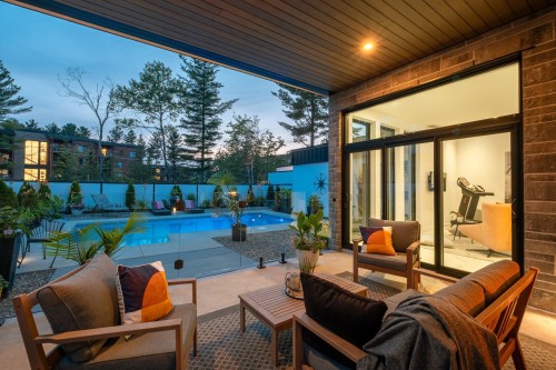 Patio - 612 Rue Du Chardonnay, Sherbrooke (Les Nations), QC - Outdoor With In Ground Pool With Deck Patio Veranda With Exterior