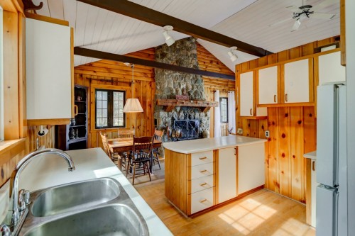 Cuisine - 280  - 283 Route Du Lac-Rond S., Montcalm, QC - Indoor Photo Showing Kitchen With Double Sink