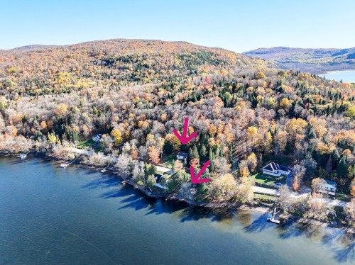 Photo aérienne - 280  - 283 Route Du Lac-Rond S., Montcalm, QC - Outdoor With Body Of Water With View