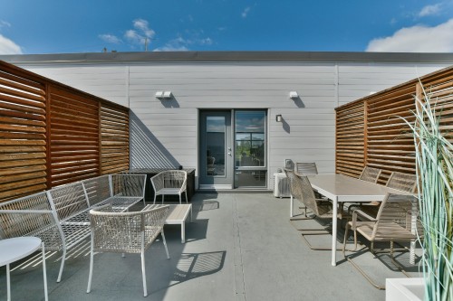 Patio - 213-6400 Rue De Chambéry, Brossard, QC - Outdoor With Deck Patio Veranda With Exterior