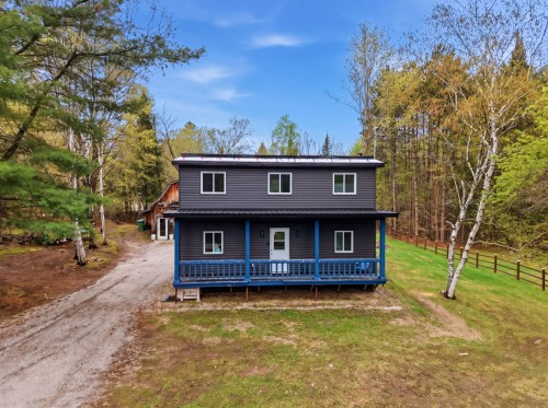Front of Structure - 69 Ch. De Blue Sea, Gracefield, QC - Outdoor With Deck Patio Veranda