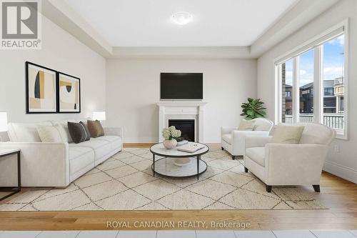277 Wesmina Avenue, Whitchurch-Stouffville, ON - Indoor Photo Showing Living Room With Fireplace