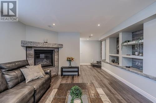 2484 Highway 11 S, Oro-Medonte, ON - Indoor Photo Showing Living Room With Fireplace
