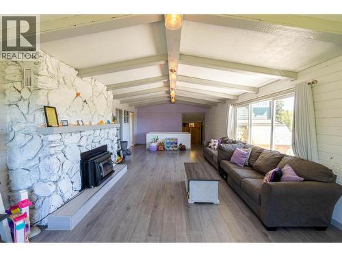 1000 Tachie Road, Fort St. James, BC - Indoor Photo Showing Living Room With Fireplace