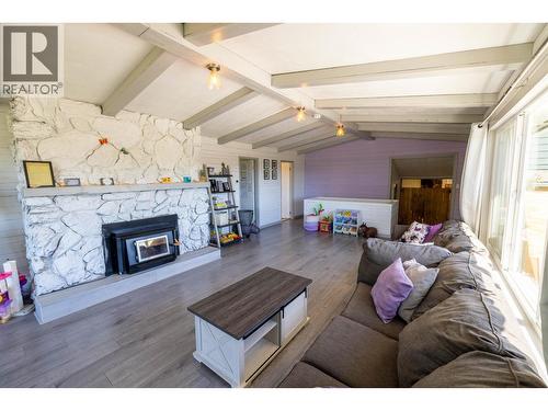 1000 Tachie Road, Fort St. James, BC - Indoor Photo Showing Living Room With Fireplace