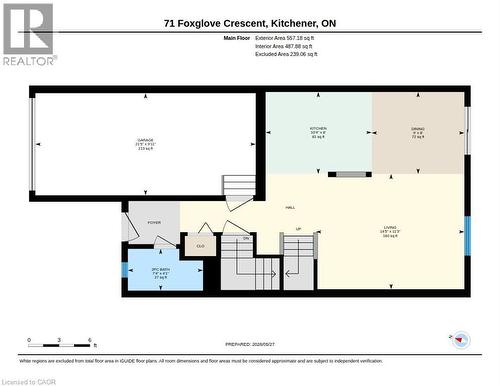 Floor plan - 71 Foxglove Crescent, Kitchener, ON - Other