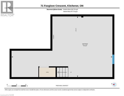 Floor plan - 71 Foxglove Crescent, Kitchener, ON - Other