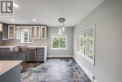 Beautifully updated kitchen with eating area - 