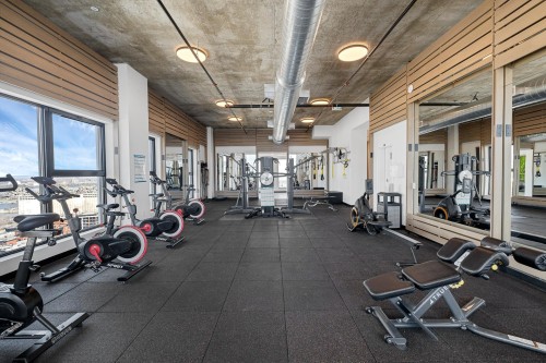 Exercise Room - 2215-245 Boul. Robert-Bourassa, Montréal (Ville-Marie), QC - Indoor Photo Showing Gym Room