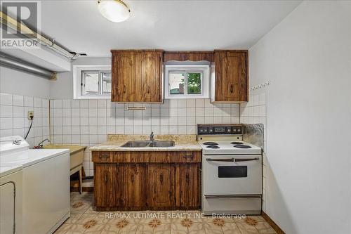 12 Thurodale Avenue, Toronto, ON - Indoor Photo Showing Kitchen With Double Sink