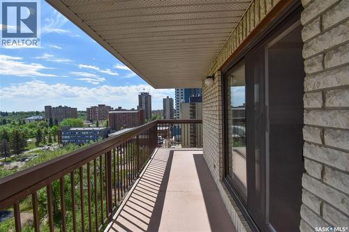 1003 510 5Th Avenue N, Saskatoon, SK - Outdoor With Balcony With Exterior