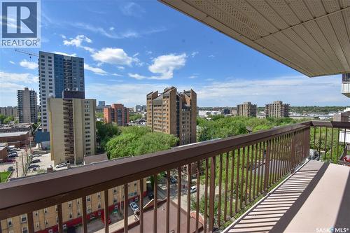 1003 510 5Th Avenue N, Saskatoon, SK - Outdoor With Balcony