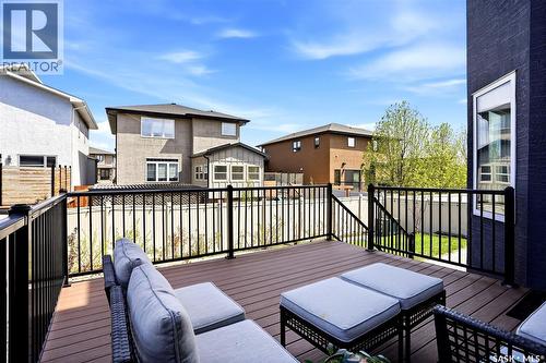 4868 Wright Road, Regina, SK - Outdoor With Deck Patio Veranda With Exterior