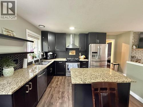 1262 Croft Road, Quesnel, BC - Indoor Photo Showing Kitchen With Stainless Steel Kitchen With Double Sink With Upgraded Kitchen